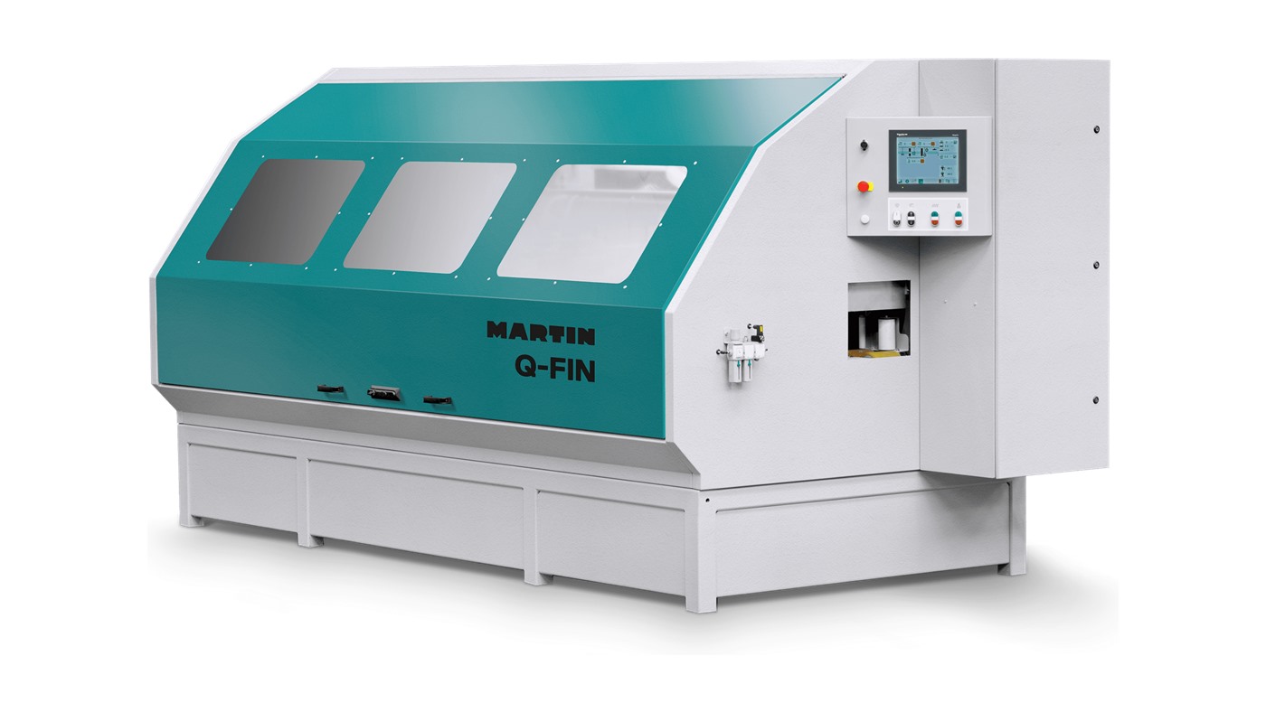 Sistema de lixagem MARTIN Q-Fin em equipamento completo