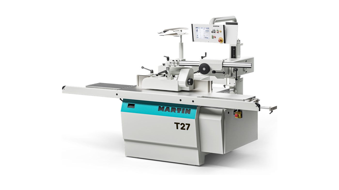 Tupia de eixo inclinável MARTIN T27 em equipamento completo