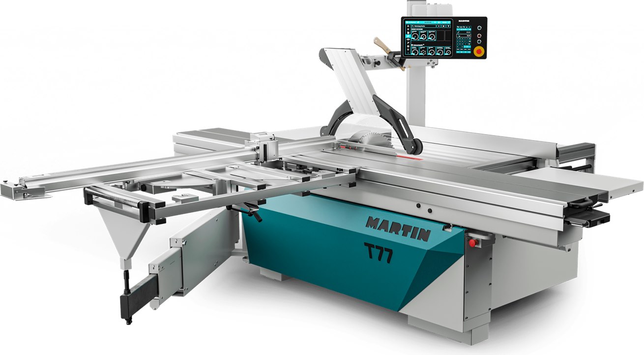Formatkreissäge Martin T77 in Vollausstattung mit Steuerung ConnectControl
